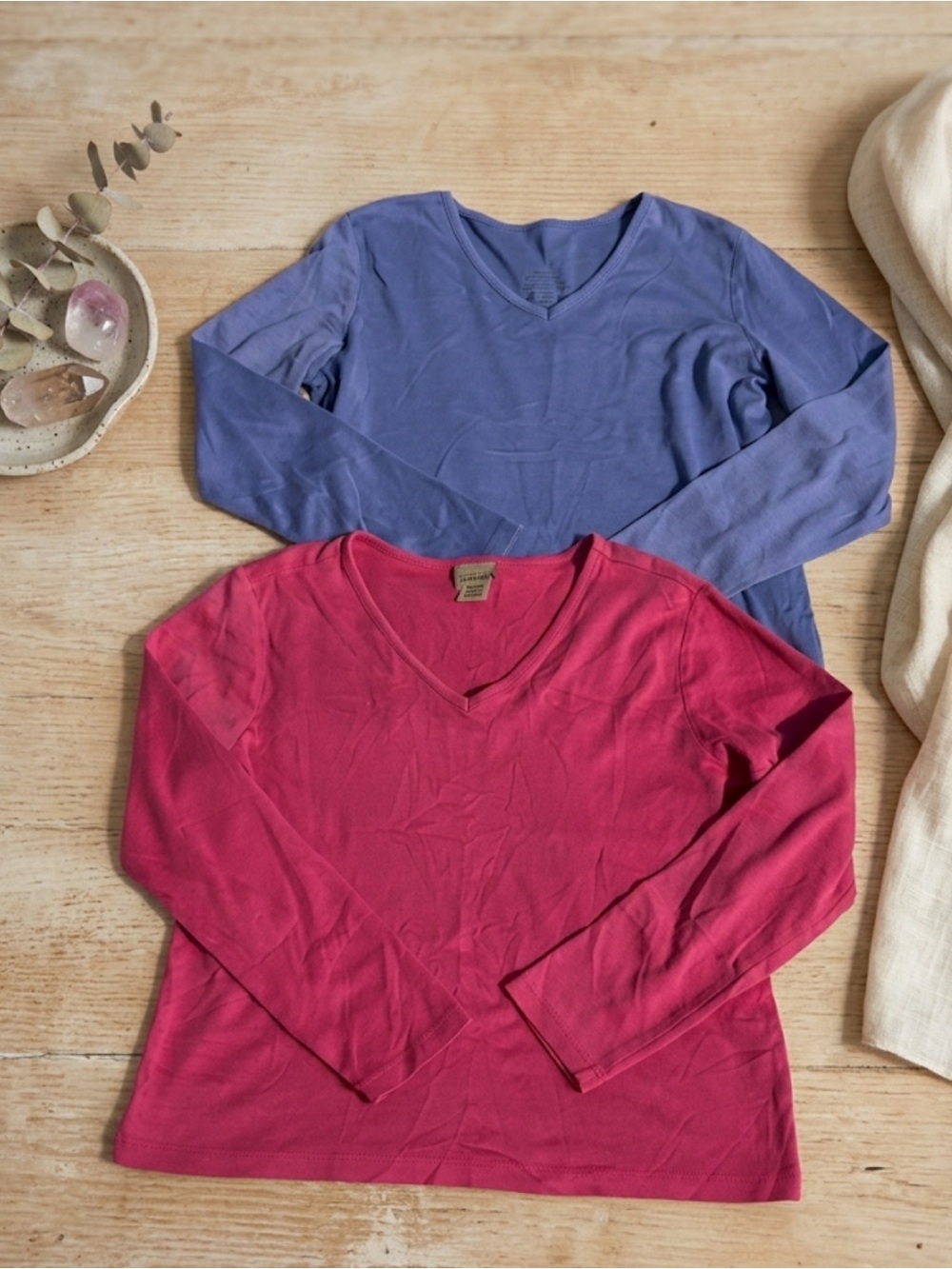 15 L.L.Bean Cotton Long Sleeve Tops Bundle Size S | Cozy Classics| Preppy Layers